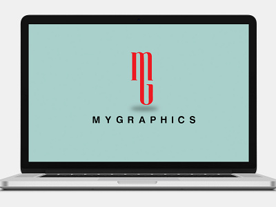 My Graphics app brand branding clean design flat graphic design icon identity illustration illustrator ios logo minimal mobile type typography ui ux vector