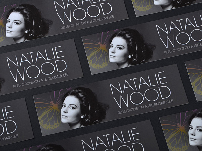 Natalie Wood: Reflections on a Legendary Life collateral graphic design marketing publishing