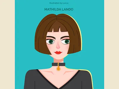 Mathilda Lando design illustration movie vector