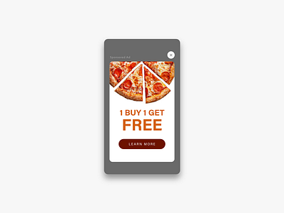 Daily UI Challenge #098 Advertisement advertisement app daily 100 daily 100 challenge daily challange daily ui dailyui day098 design mobile ui