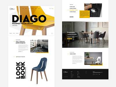 Dom Towarowy | Polski Design clear ecommerce furniture lamps lookbook modern shop store ui uiux ux webdesign website website design