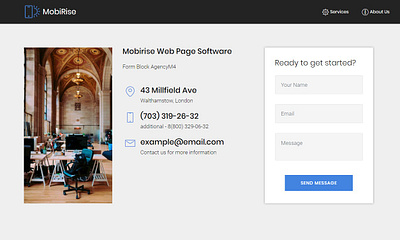 Mobirise Web Page Software — Form Block AgencyM4 bootstrap design html5 mobile responsive webdesign webdevelopment website website builder website maker
