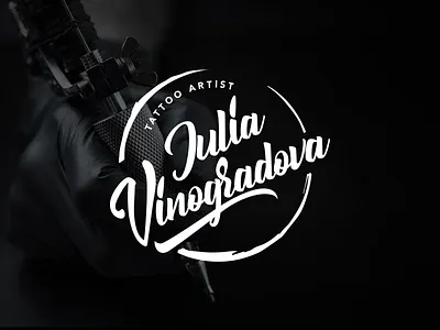 Tattoo Artist Logo branding design illustration logo logotype typography vector