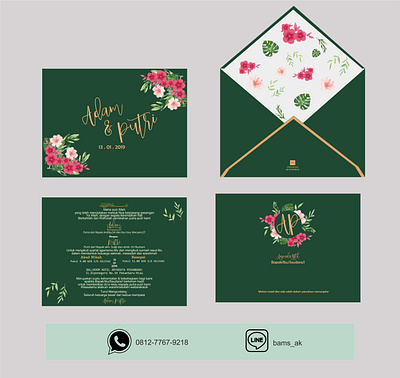 invitation wedding animation art branding character clean design flat identity illustration logo vector