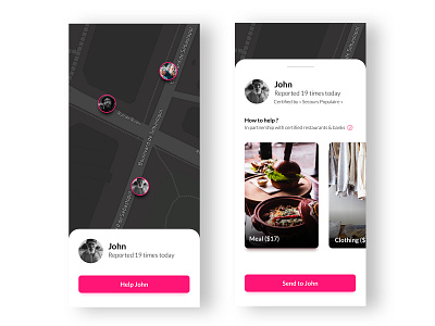 Homeless App android app ux application application ui application ux ui cards design gps homeless minimalist mobile mobile app ui ui design ui ux ui ux designer uidesign uiux user interface ux design