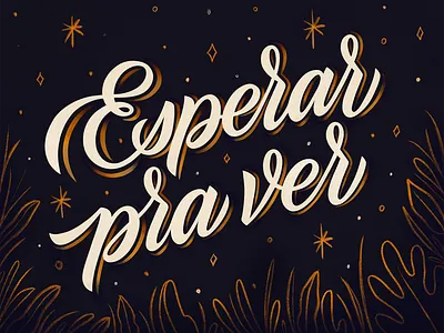 ✨Summer nights✨ illustration lettering night sky procreate stars summer summertime typography