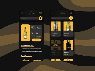 BeerBoy - Online Liquor Store app branding dark ui design mobile ui uidesign ux