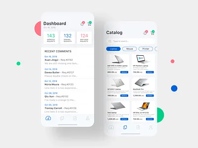 Procurement Management for SaaS platform admin admin panel apps dashboard interface minimal procurement saas saas dashboard saas design