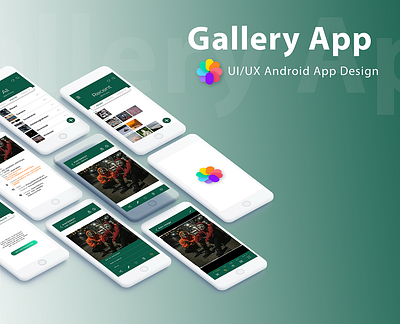 Gallery App Design app design gallery graphicdesign logodesign mobile app design music app picture ui ux uidesign webdesign