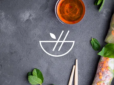Little Hanoi brand design logo design logomark minimal logo pho restaurant vietnamese vietnamese logo