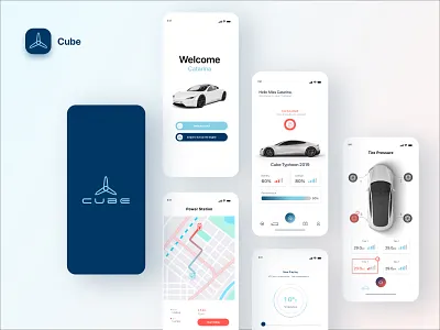 UI App automobile ui ux