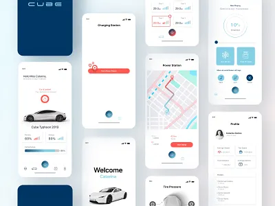 UI App automobile ui ux