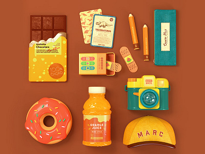 Kids Supply 3d c4d cinema4d illustration kids octane toy