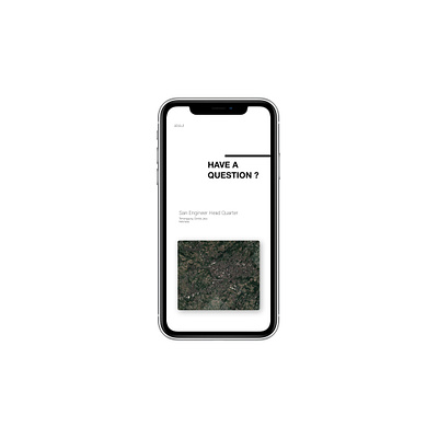 Contact Page UI iPhone X With Mockup adobe xd design graphic design landing page mobilewebdesign personal web ui webdesign