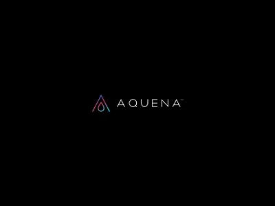 Aquena aqua bottle brand branding design icon illustration logo mark vacuum vector water