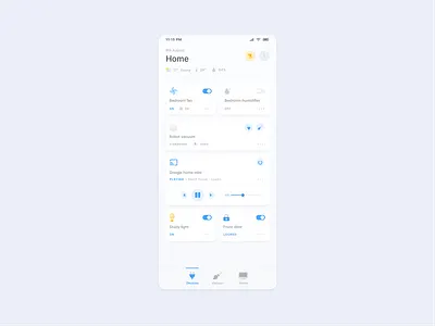 Smart home app app design smart home ui
