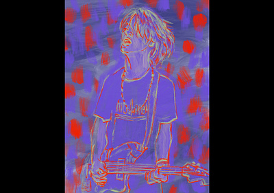 Thurston Moore drawing illustration painting sonic youth