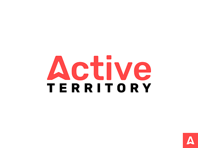 Active Territory active adventure arrow athletic branding energy fitness gym logo minimal outdoors