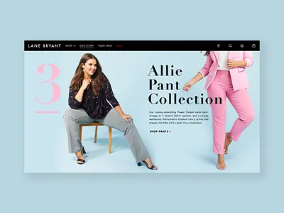 Lane Bryant Concept alexwebbdesigns fashion retail typogaphy