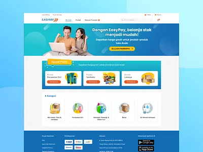 Website E-Commerce design ui web website