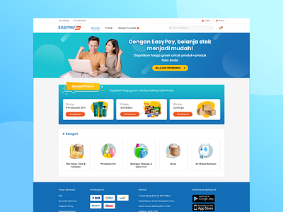 Website E-Commerce design ui web website