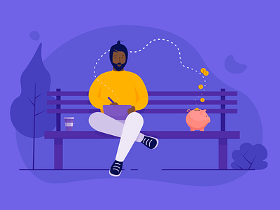make money as an artist adobe artist blog blog banner blog post design designer flat illustration freelance freelancer illustration illustrator jotform make money uidesign vector