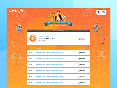Competition Page marketplace ui website