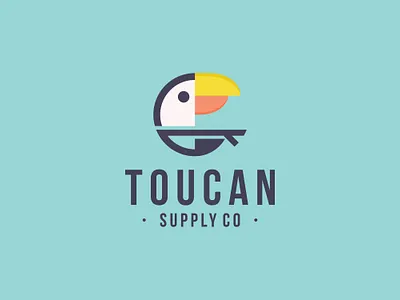 Toucan logo animation app bird logo branding design icon illustration logo minimal toucan logo typography vector