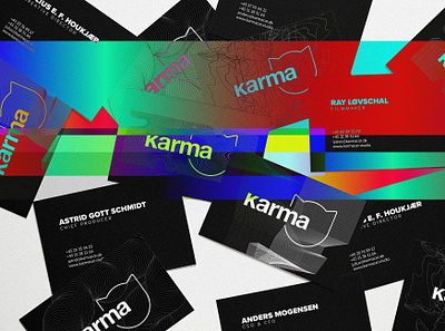 Throwback Monday - Visual Identity b2b business card business card design design experimental design gradients graphic design rebranding vector video production visual identity