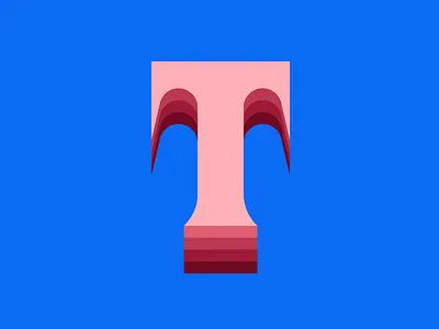 36 days of type T 36 days of type 36dayoftype 36days 36daysoftype art colour design flat lettering vector