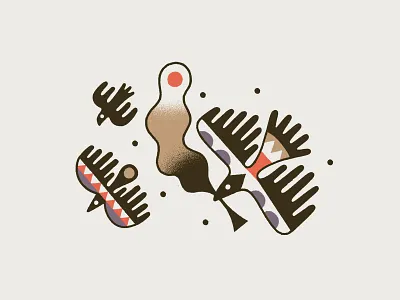 Birds Redux birds design illustration nature tattoo