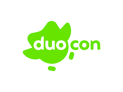 Duocon Logo brand brand identity brand identity design branding branding and identity branding design design duocon duolingo geometric icon identity illustration logo minimal rebrand simple typography vector wordmark