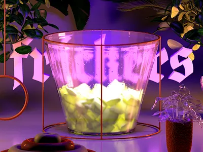 frickers 3d animation c4d cinema 4d design illustration iridescent texture