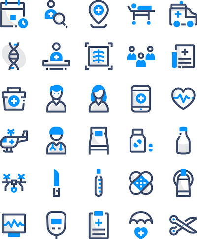 Medical Kit - Filled Outline design healthcare icon icon set icons icons set iconset illustration illustrations illustrator medical app medical icons medical illustration mobile app vector vectors