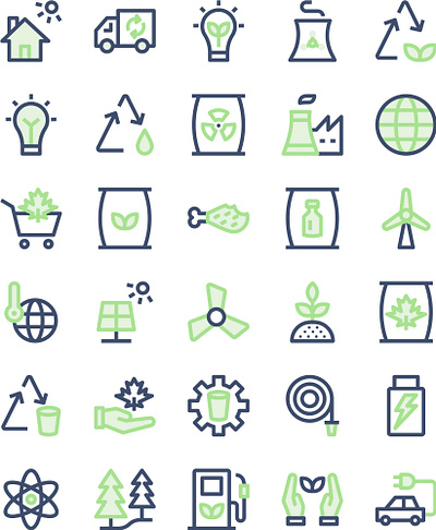 Ecology - Filled Outline art work design enviroment green energy icon icon app icon set icon sets icons icons set illustration illustrations illustrator user interface vector vectors