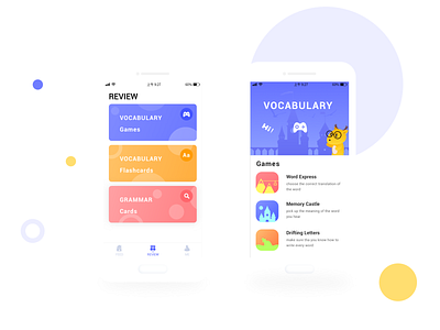 Review app design illustration ui ux website