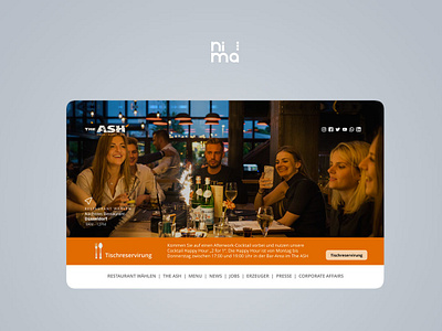 ASH Steak House - Website 2019 adobe xd bootstrap4 branding design designer mobile ui restaurant trend ui ui design uiux