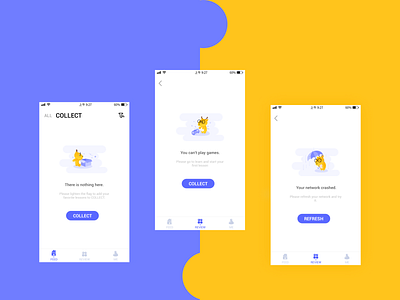 Empty state app design design illustration ui ux website