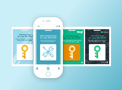 Keybot Mobile - Key Card Update & Partners android app app design ios keybot ui ux