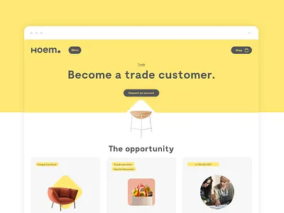 Hoem - Trade craftcms ecommerce figma layout ui ui design ux web design