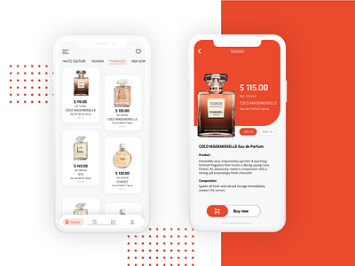 Coco chanel products UI Design app app mobile interaction design mobile app mobile app design ui ui ux ui ux design ux ux design