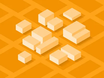 Campus Map icon illustration isometric vector