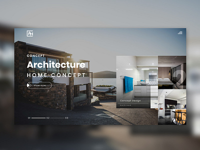 architect concept design desktop ui ux web xd