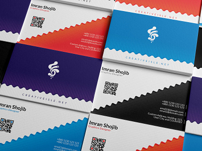 Business Card Design Concept branding business card clean concept cool creative design free modern simple vector