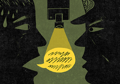 Videotape All Poliice Interrogations confession editorial illustration illustration nytimes police