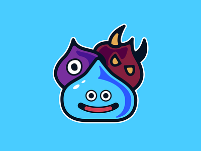 Dragon Quest - Slime design dragon quest esport graphicdesign icon illustration illustrator photoshop vector vector art