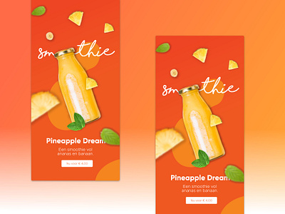 Smoothie advert design ad adobe advert advertising artwork branding concept design designs flyer flyer artwork flyer design flyer designs graphic design identity illustration logo poster smoothie typography