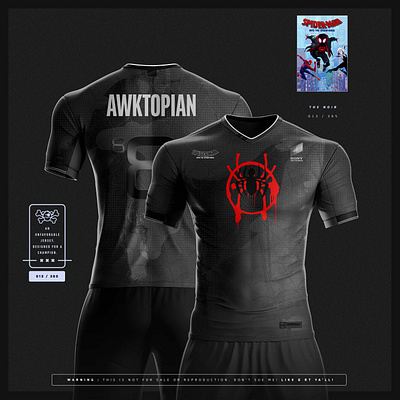 U-365 : The Noir advertising apparel brand branding campaign design design illustration jersey design jersey mockup jerseys marketing merchandise spiderman spiderverse sports branding sports design sportswear typography