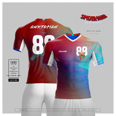 U-365 : Into the Verse advertising apparel brand branding campaign design design illustration jersey design jersey mockup jerseys marketing merchandise print spiderman spiderverse sports design sportswear typography