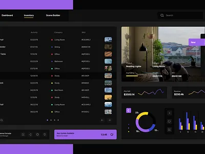dark mode store interface app black cms dark flat interface ui ux web design webdesign